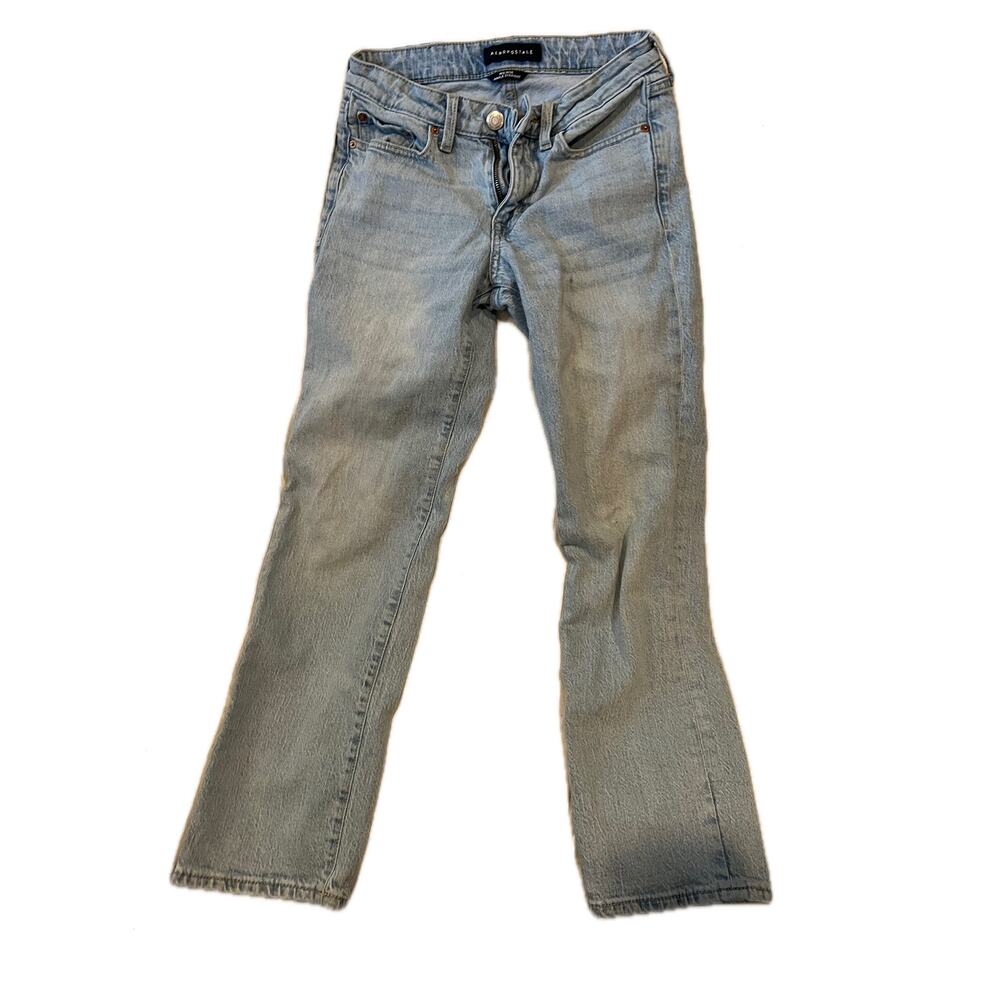 Aeropostale Mid Rise Ankle Straight Womans Jeans Size 0R